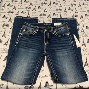 NWT Miss Me Mid Rise Boot cut Jeans Size 7/8